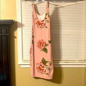 Pink flower dress